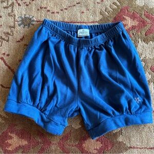 Organic Cotton NWOT hot yoga hatha yoga shorts blue comfy! Workout shorts